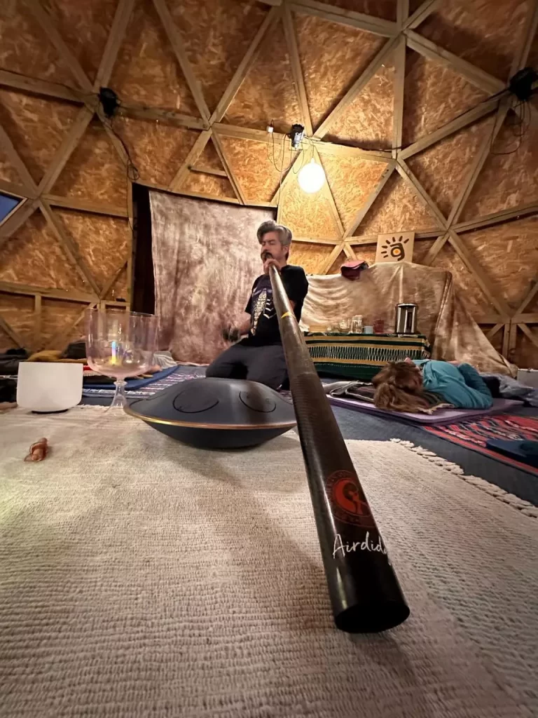 choncho didgeridoo y tambor taller